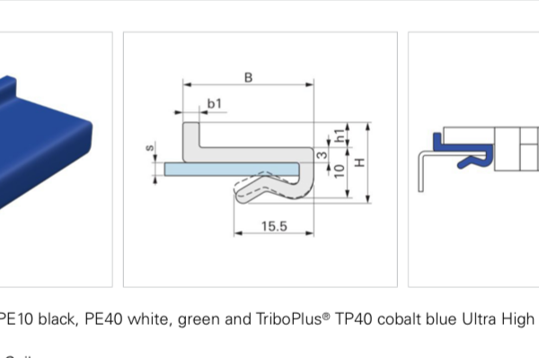 ZK Serisi Flat Chain PE 4000 Kızak Sürtünme Profili